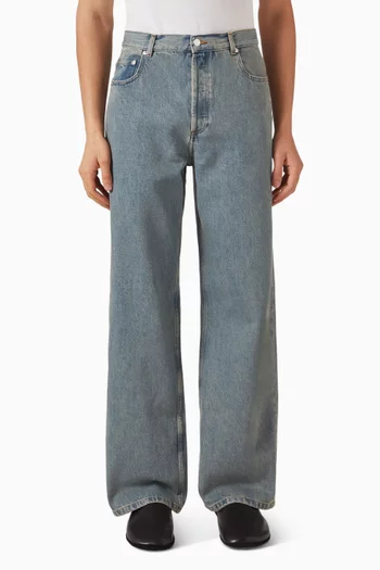 Aaron Flared Jeans in Denim
