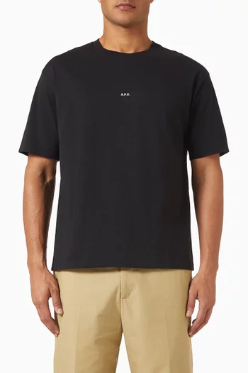 Micro-logo T-shirt in Cotton