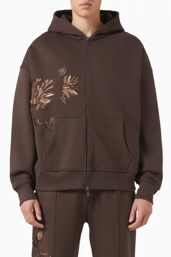 Fading Bloom Zip Hoodie