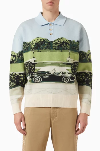 Jardin de Blake's Knit Polo