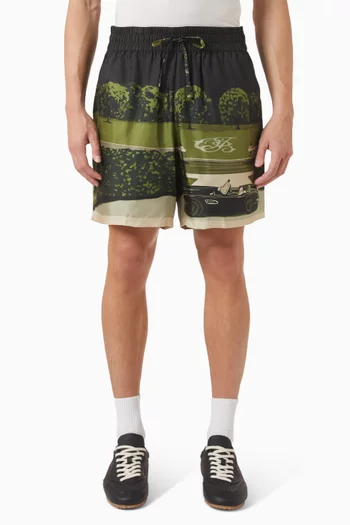 Blake's Hotel Shorts in Silk