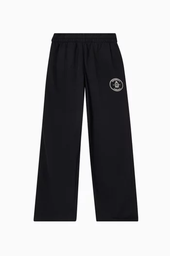 Open-hem Sweatpants in French Terry