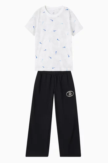 All-over Print T-shirt in Cotton-jersey