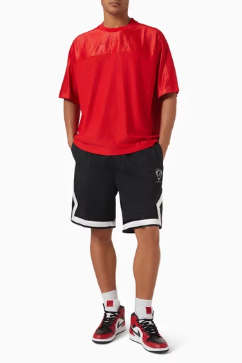 Logo T-shirt in Mesh