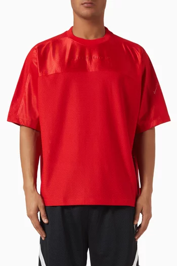Logo T-shirt in Mesh