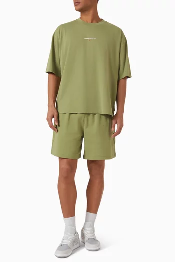 Flight Essentials Oversized Patch T-shirt in Cotton
