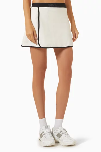 Brenda Wrap Skort in Cotton-blend