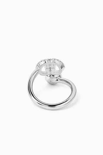Pearl & Crystal Ring