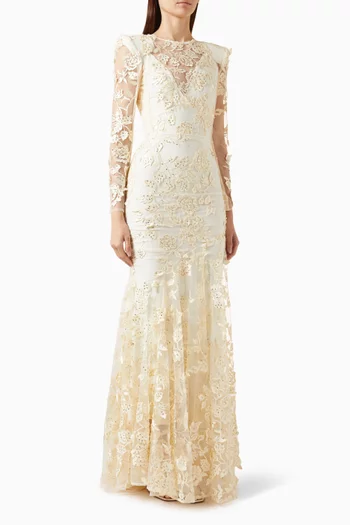 The Voice Returns Gown