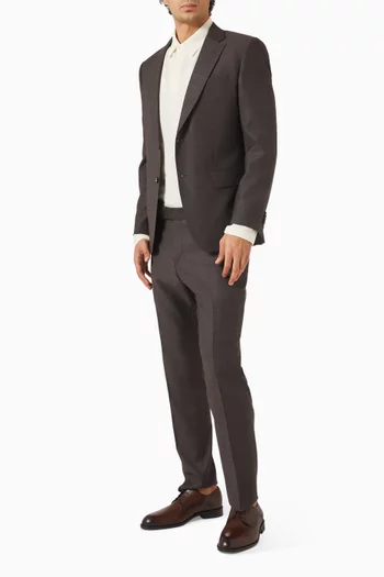 Slim-fit Pants in Wool-blend