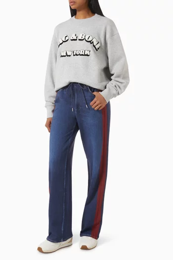 Miramar Drawstring Track Pants in Cotton-terry