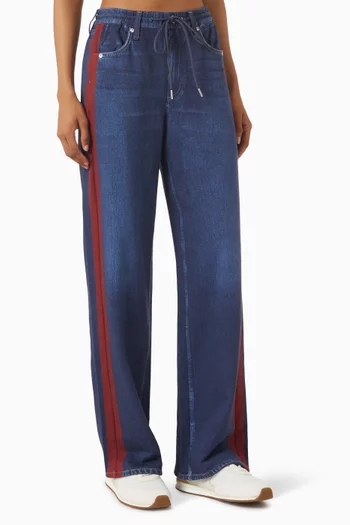Miramar Drawstring Track Pants in Cotton-terry