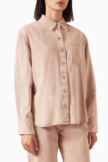 Connie Buttoned Shirt in Denim