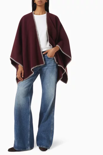 Josie Low-Rise Flared Jeans in Denim