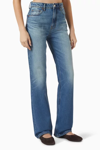 Blair High-rise Baby Bootcut Jeans in Denim