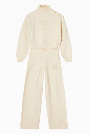 Logo Sweatpants in Cotton