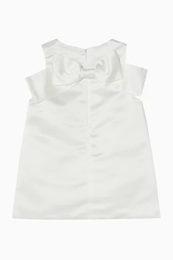 Malani Embellished Mini Dress in Satin