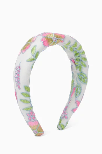 Macy Embroidered Headband