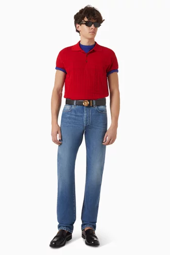 Straight-leg Jeans
