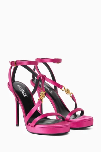 Medusa '95 Embellished 115 Sandals in Satin
