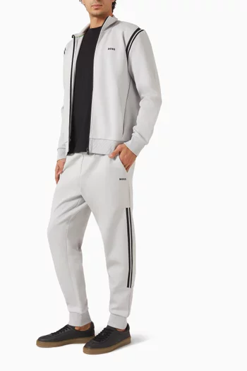Tracksuit Set in Stretch-cotton