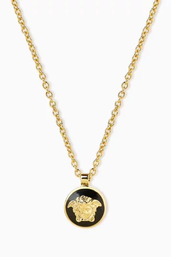 Medusa Necklace in Enamel