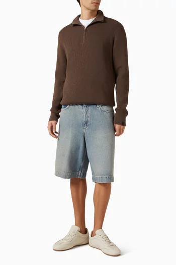 Danton Quarter-zip Sweater in Cotton