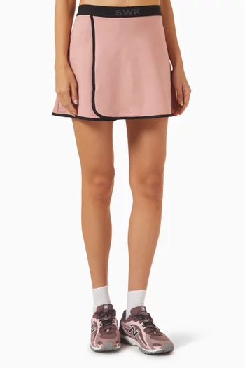 Brenda Wrap Skort in Cotton-blend