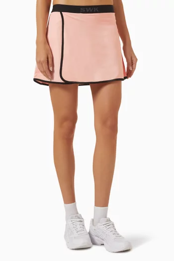 Brenda Wrap Skort in Cotton-blend
