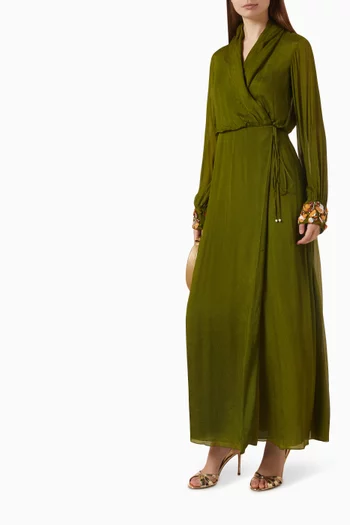 Wrap Dress in Chiffon