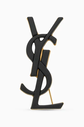 Cassandre Brooch in Leather