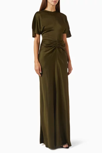 Isabella Gown in Crepe-back Satin