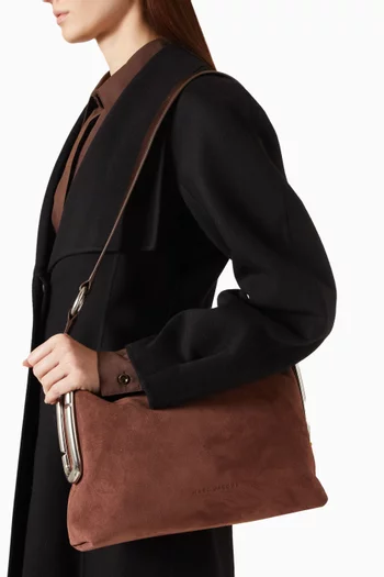 The Medium Scene Shoulder Bag in Suede