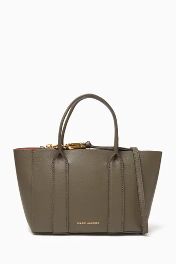 The Small Pop J Marc Work Tote Bag in Pebble Leather