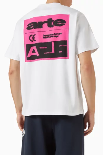 Back-print T-shirt in Cotton