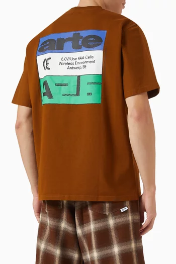 Tri-colour T-shirt in Cotton