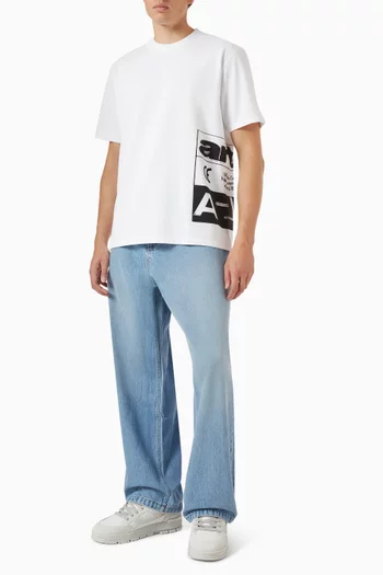 Side Serial T-shirt in Cotton