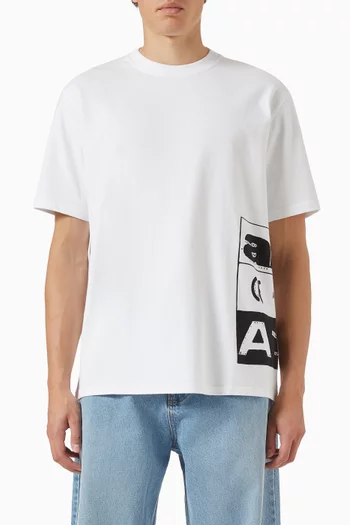 Side Serial T-shirt in Cotton