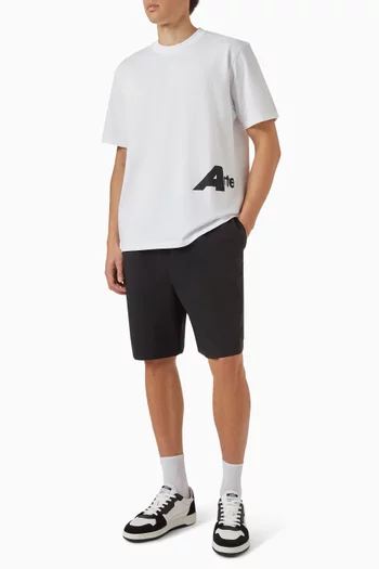 Big A Side T-shirt in Cotton