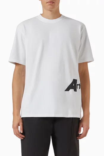 Big A Side T-shirt in Cotton