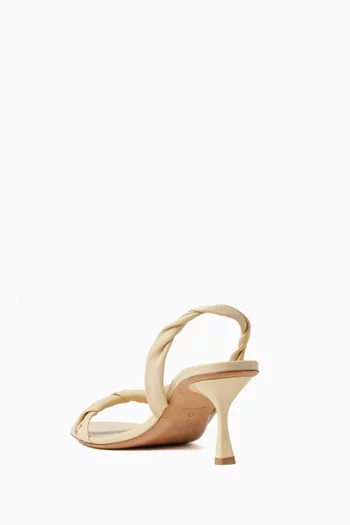 Siena Twisted Sandals in Leather