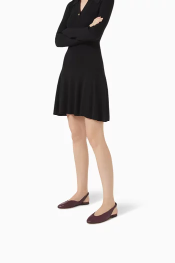 Siena Ballet Flats in Leather
