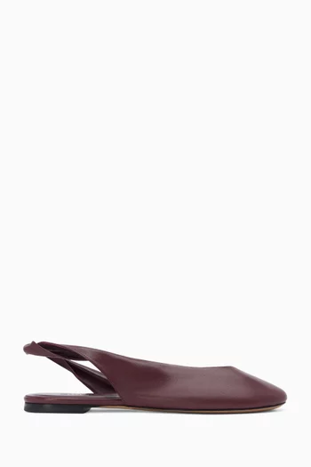 Siena Ballet Flats in Leather