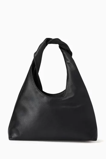 Siena Mini Hobo Shoulder Bag in Leather