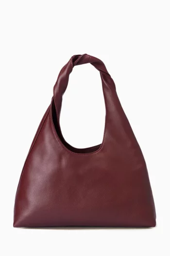 Siena Mini Hobo Shoulder Bag in Leather