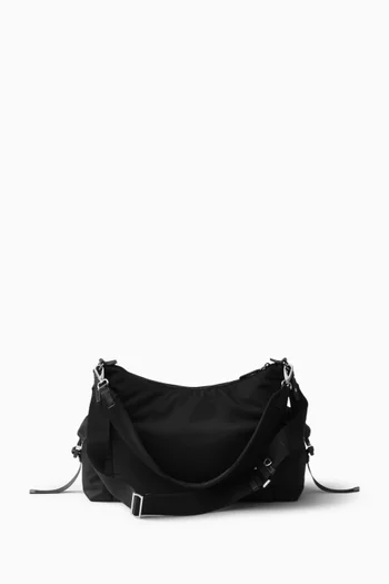Explore Crossbody Bag in Re-Nylon & Leather