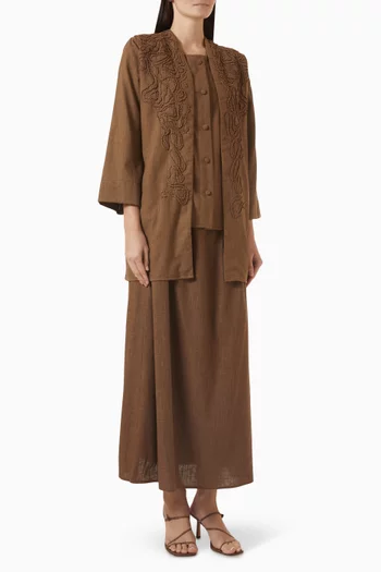 4-piece Jacket & Skirt Set