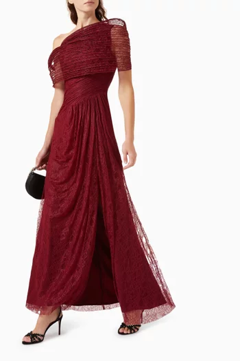 Drape Off-shoulder Dress
