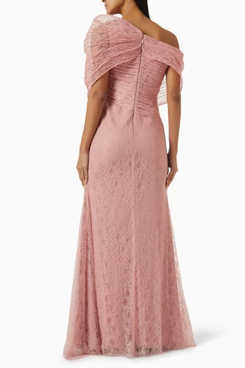 Drape Off-shoulder Dress