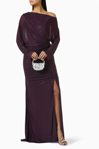 Embellished Off-shoulder Dress